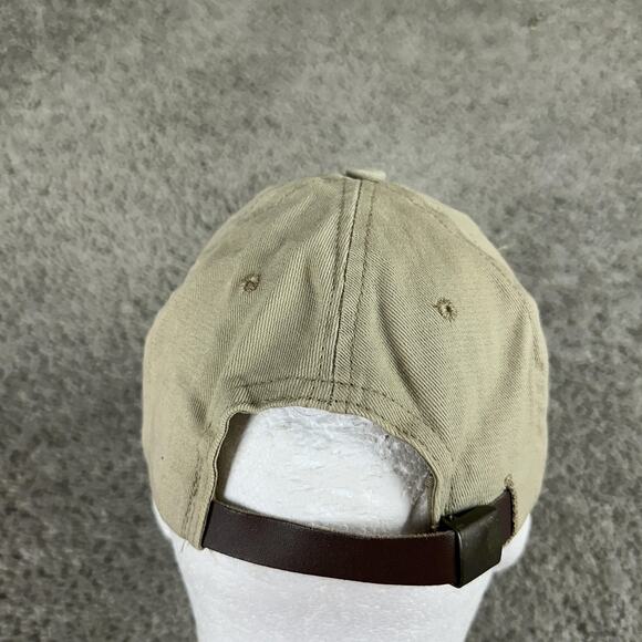 Vintage Budweiser Hat Cap Strap Back One Size Khaki Navy Golf Patriotic Mens 00s - Picture 6 of 10